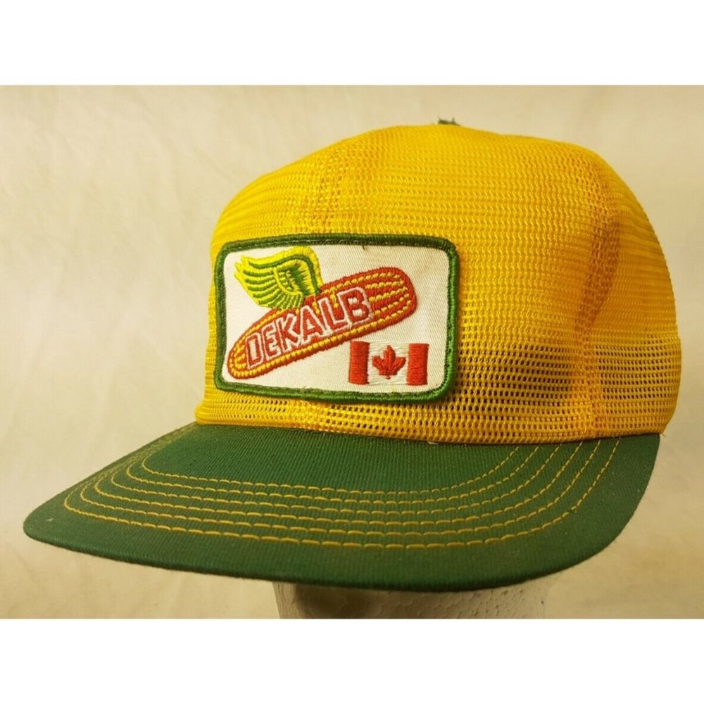 DEKALB Canada K-Brand Cap Trucker Hat Snapback Baseball Vintage retro 80s